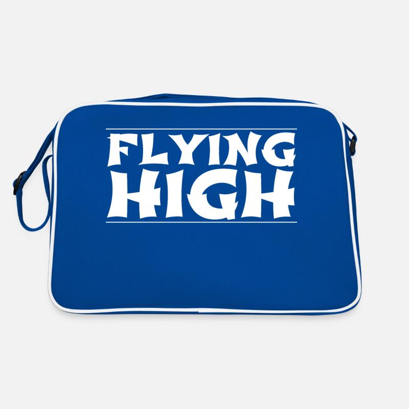 bday graceful flight statement funny sayings pilot Retro Bag