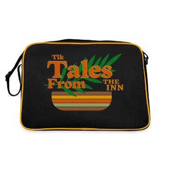 Fantasy Inn Pub Tavern Magical Adventures Gamer - Retro Tasche - Schwarz/Gold - Hinten