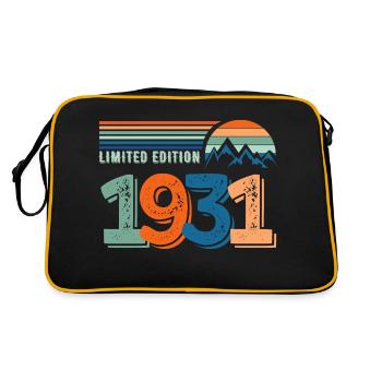 Limited edition 1931 - Retro Bag - black/gold - Back