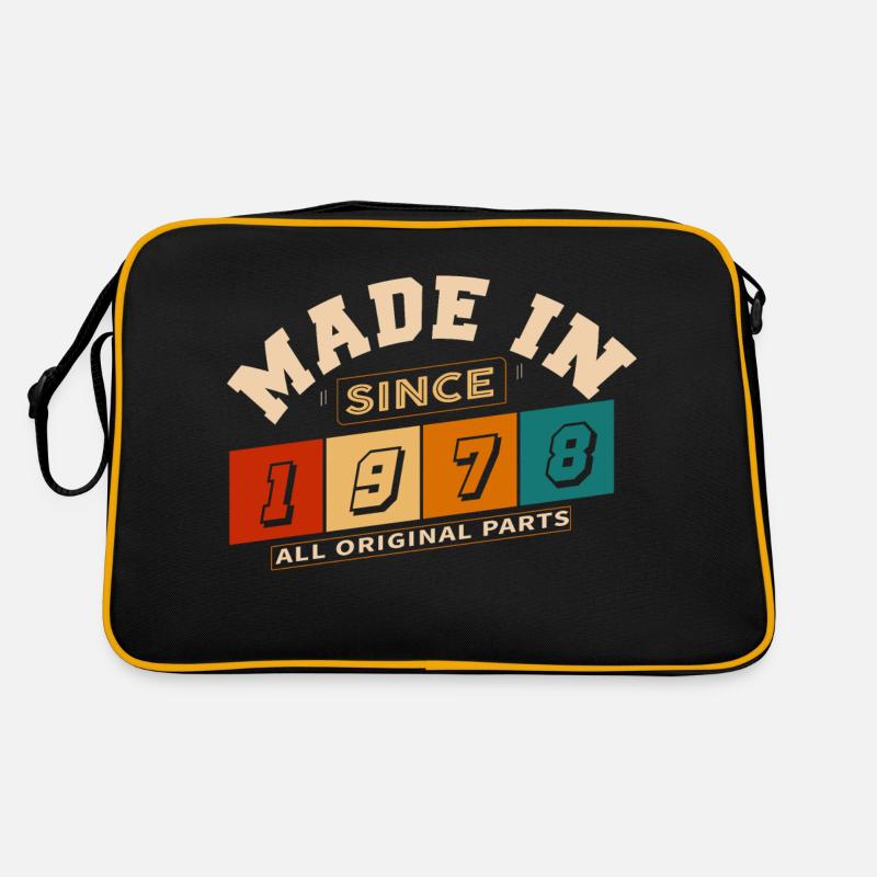 Made in 1978 anniversaire 46 ans Sac Retro