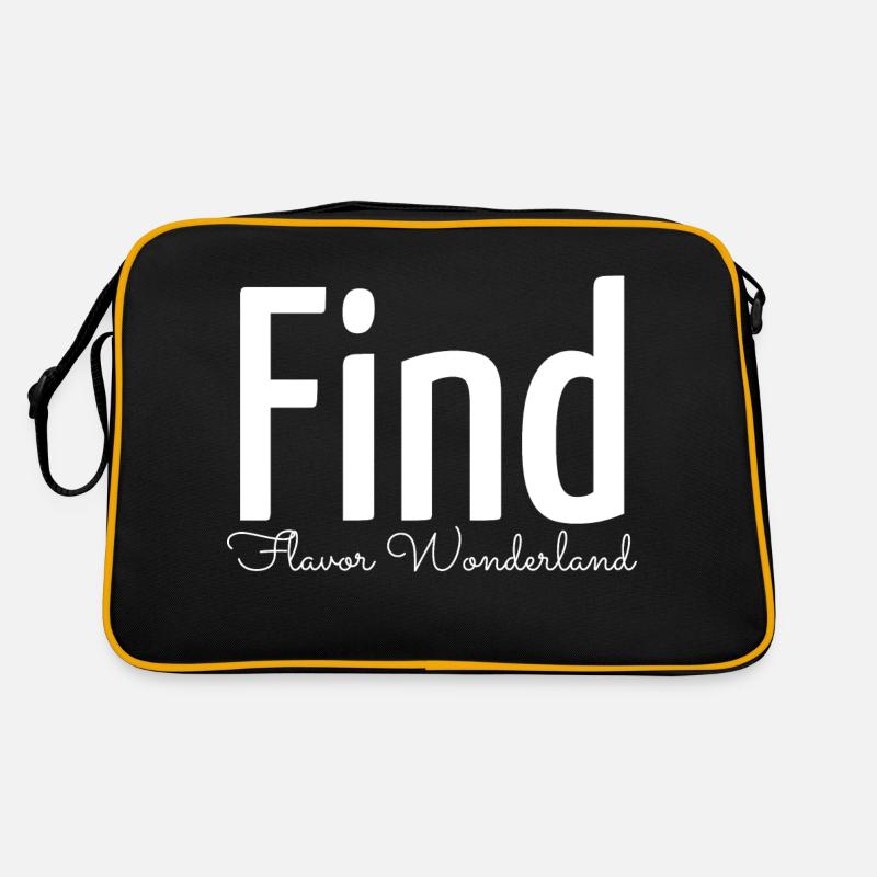 statement curious exploration culinary magic fun Retro Tasche