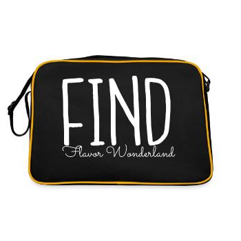 magical recipes present idea present - Retro Bag - black/gold - Back