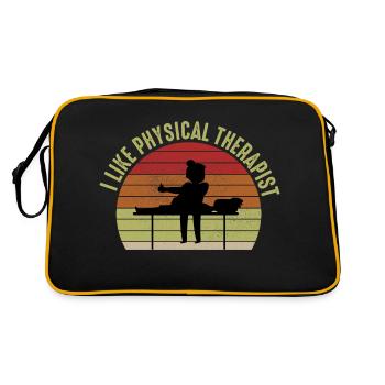 USA physical therapist Rretro Student - Retro Bag - black/gold - Back