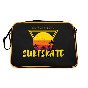 Surfskate Coucher de soleil - Sac Retro - noir/or - Dos