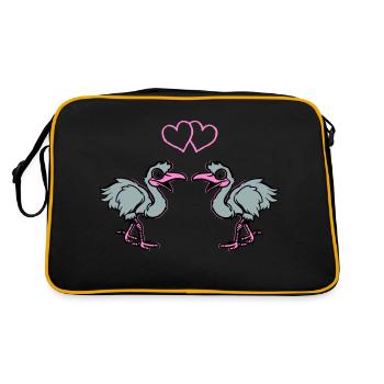 Strauss Comique amoureux - Sac Retro - noir/or - Dos