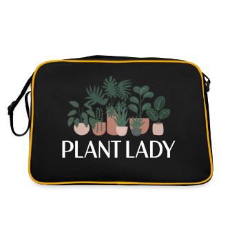 Plant Lady - Retro Bag - black/gold - Back