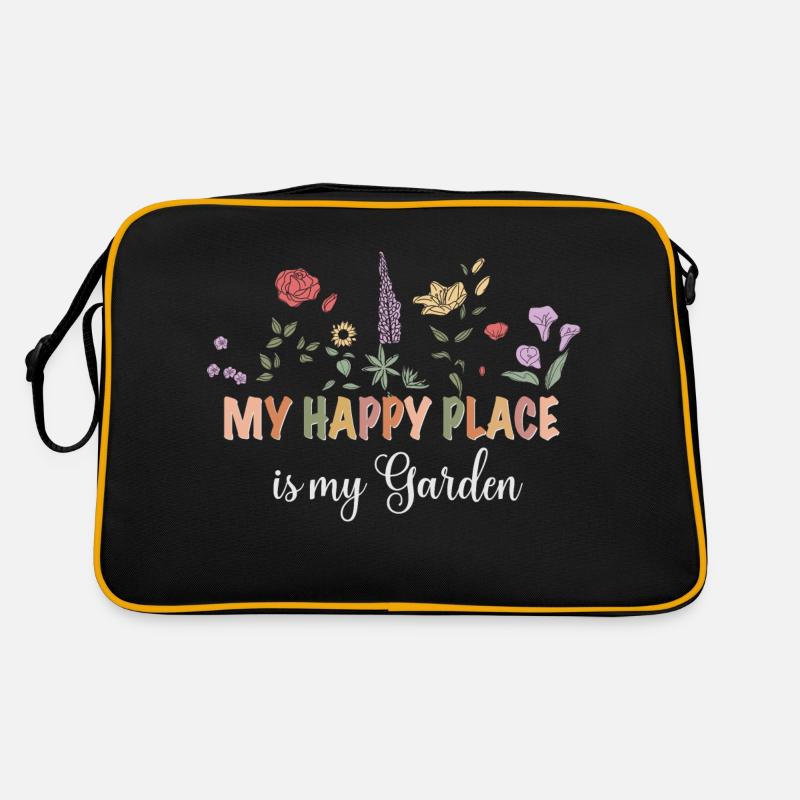 Mon endroit heureux, c’est mon jardin Sac Retro
