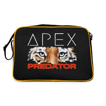 Apex Predator - Tiger Face Tee - Retro Bag - black/gold - Back
