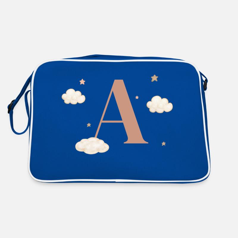 Lettre a nuages étoiles Sac Retro