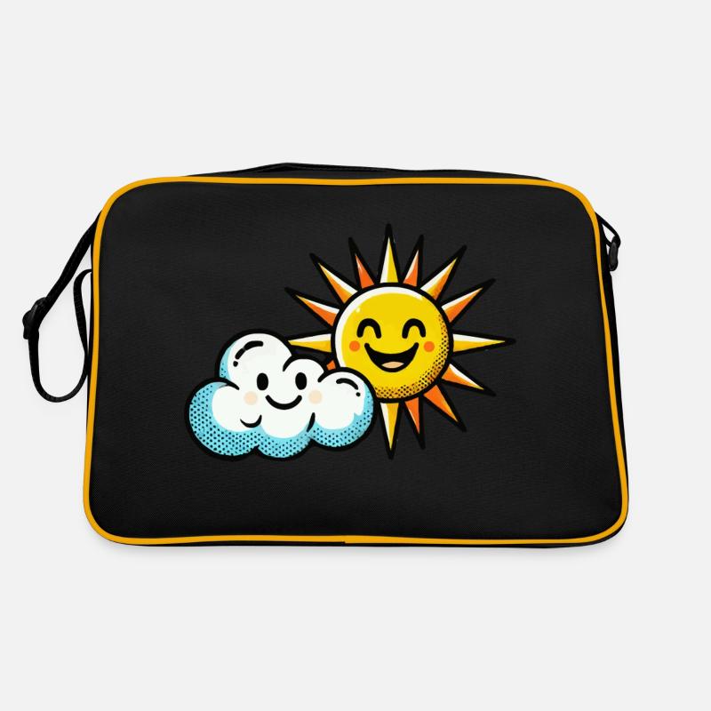Cloud Sun Retro Bag