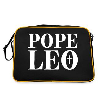 POPE Leo - Retro Tasche - Schwarz/Gold - Hinten