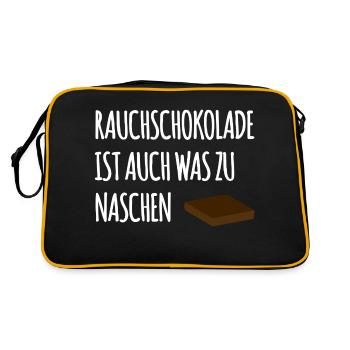 Smoked chocolate - Retro Bag - black/gold - Back