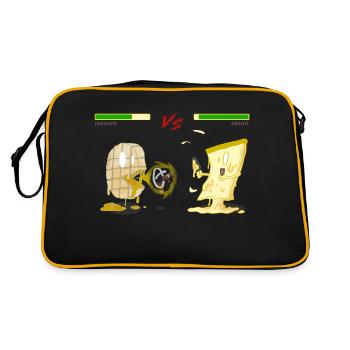 tartiflette vs raclette - Sac Retro - noir/or - Dos