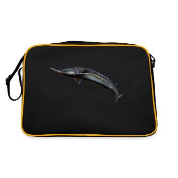 esturgeon sterlet - Sac Retro - noir/or - Dos