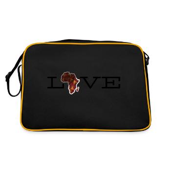 Africa Love - Retro Bag - black/gold - Back