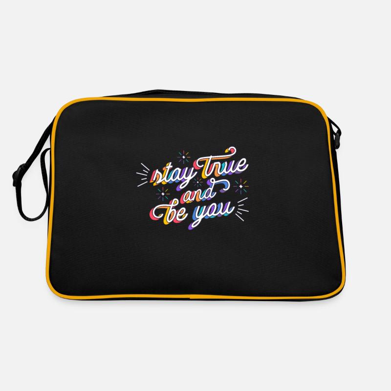 StayTrueAndBeYou Retro Tasche