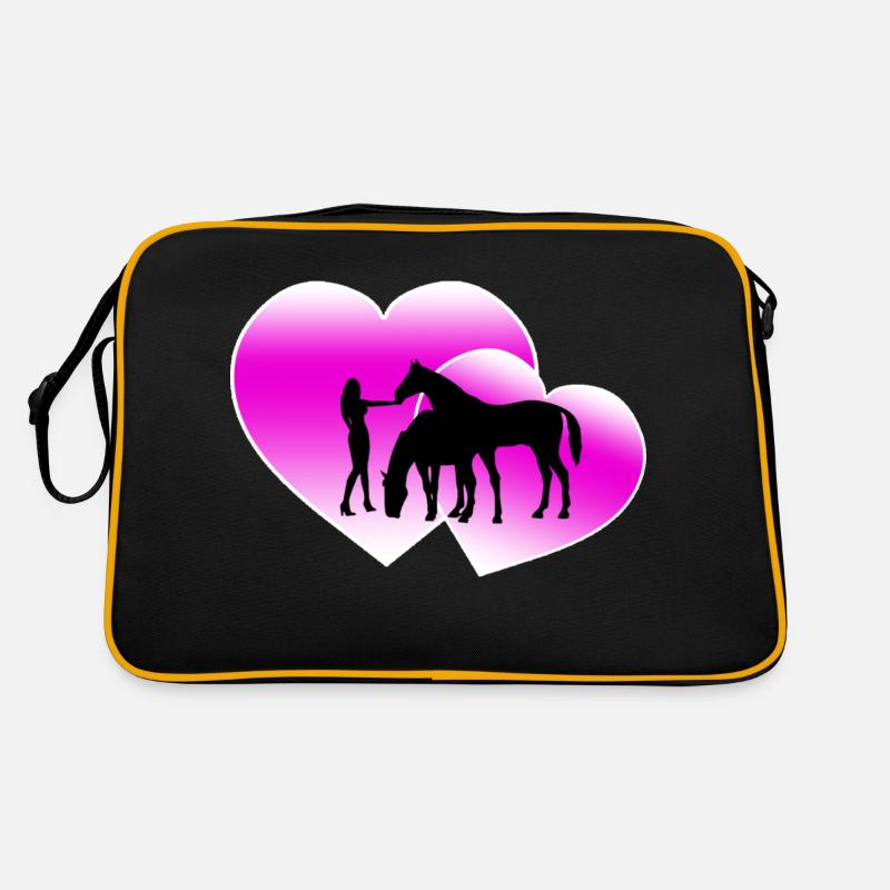 horses Retro Bag