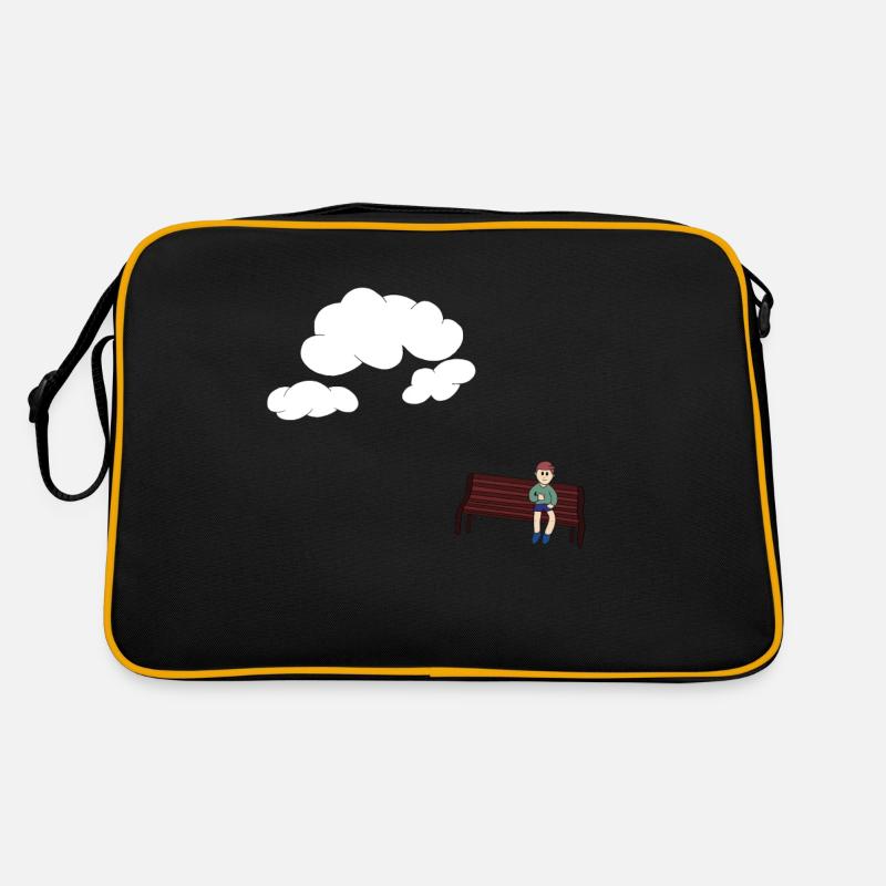 Musing sur un banc Sac Retro