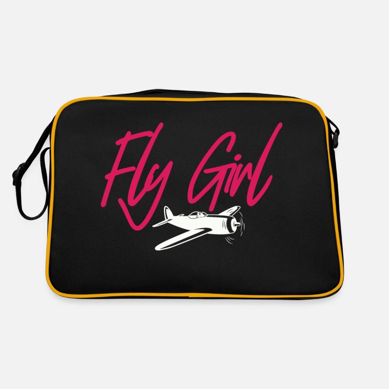 Fly Girl Aviation Pilot Retro Bag