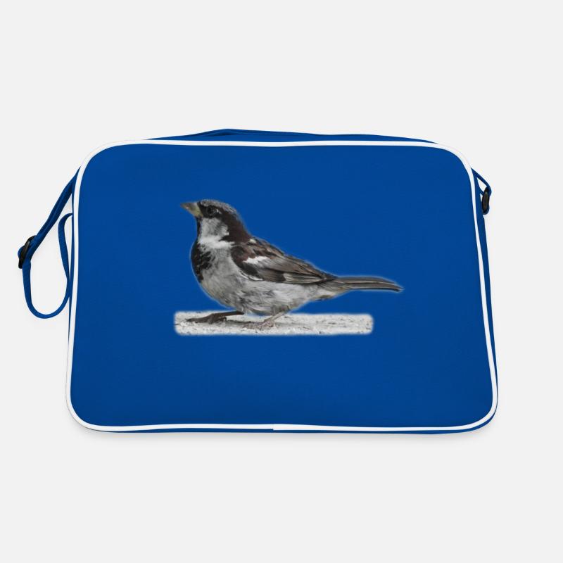 Spatz Vogel Retro Tasche