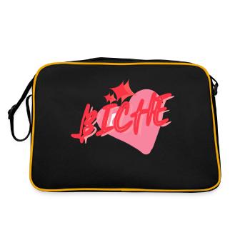 Biche - Sac Retro - noir/or - Dos