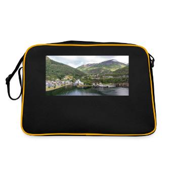 Hellesylt panorama vie - Retro Bag - black/gold - Back