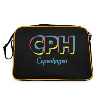 Copenhagen - CPH - Kopenhagen - Dänemark - Denmark - Retro Bag - black/gold - Back