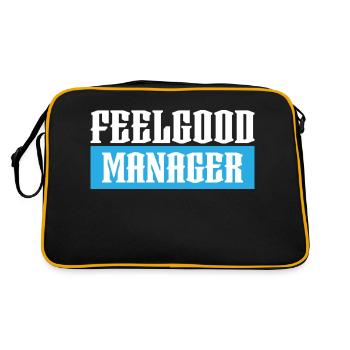 Feelgood manager tshirt black - Retro Bag - black/gold - Back