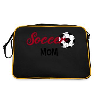 Soccer Mom Cute Mom Life Soccer Game Day - Retro Bag - black/gold - Back