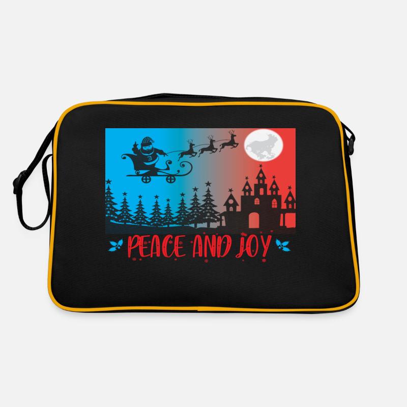 Peace and Joy Retro Tasche