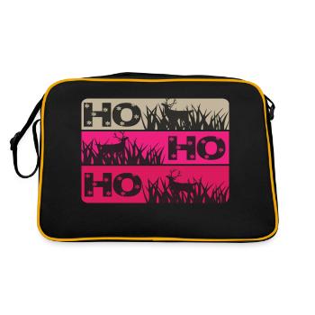 Ho Ho Ho - Sac Retro - noir/or - Dos
