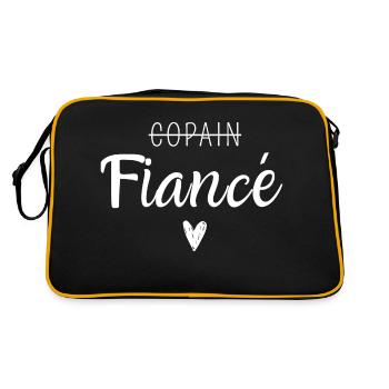 Fiancé - Sac Retro - noir/or - Dos