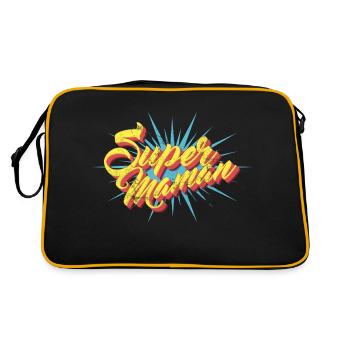Super Maman - Famille Héros Vintage - Sac Retro - noir/or - Dos