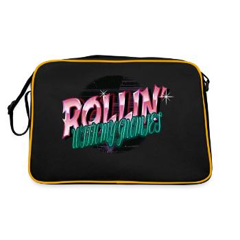 Dino Bodybuilder Bubaprints Dinosaure d’anniversaire - Sac Retro - noir/or - Dos
