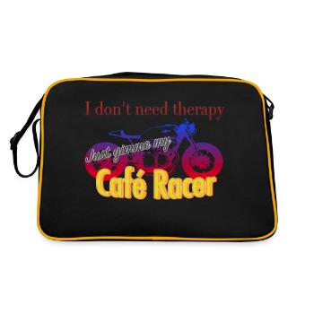 Café Racer - Sac Retro - noir/or - Dos