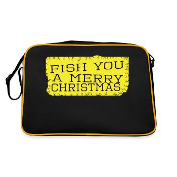 Cadeau Christmas Tree Beard Gang - Sac Retro - noir/or - Dos