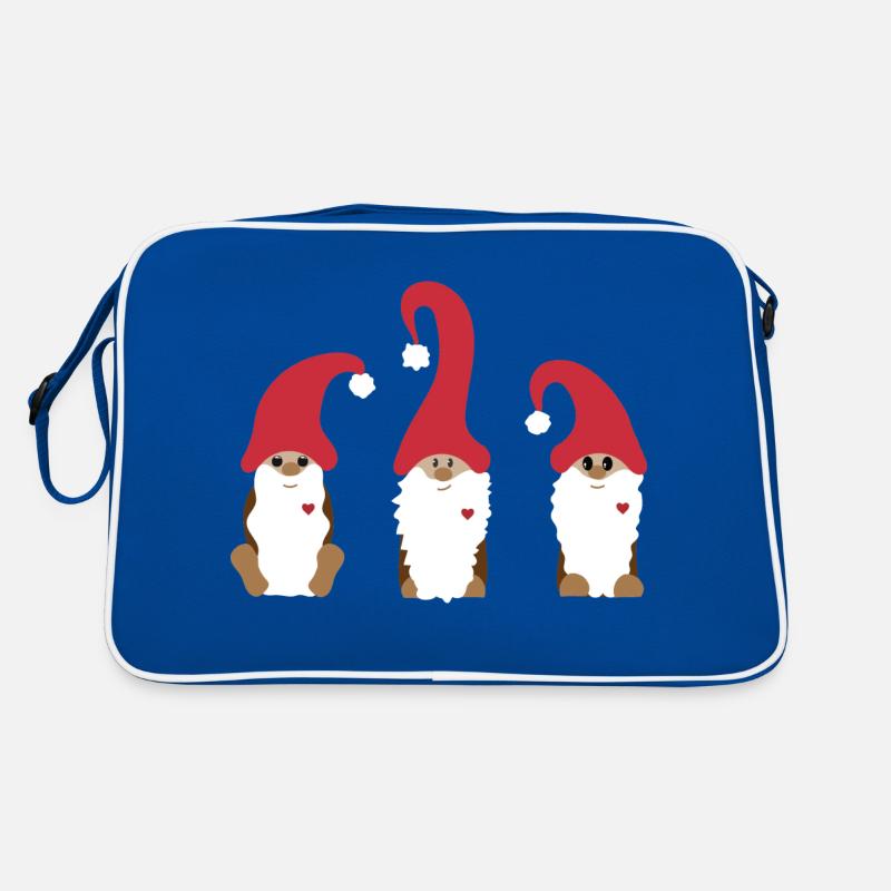Weihnachtszwerge Retro Tasche