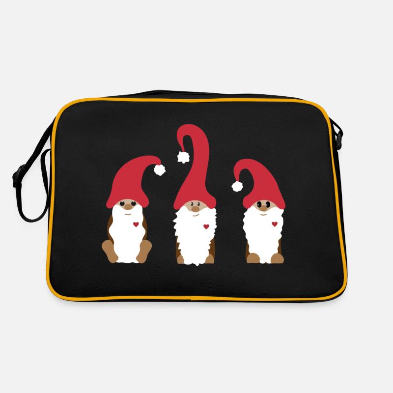 Weihnachtszwerge Retro Tasche