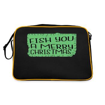 bday love happy humor anti war counterculture 60s - Retro Bag - black/gold - Back