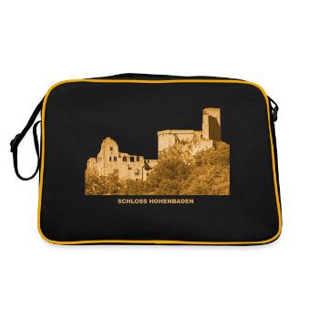 Château de Hohenbaden Altes Schloss Baden-Württemberg - Sac Retro - noir/or - Dos