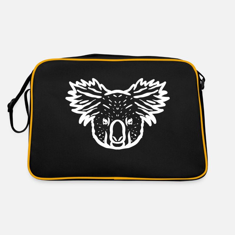 Koala blanc Sac Retro