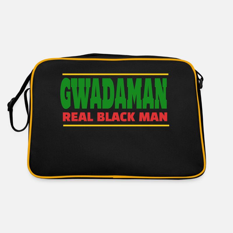 Gwadaman, echter schwarzer Mann Retro Tasche