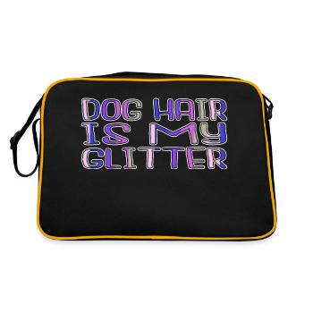 beagle love gift idea beagle dog gift present - Retro Bag - black/gold - Back