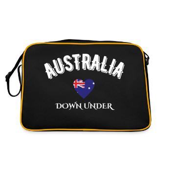 australia down under - Retro Bag - black/gold - Back