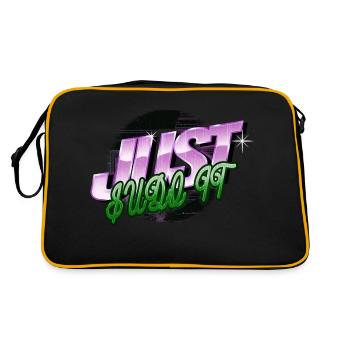 quote humor health informatics specialist apparel - Retro Bag - black/gold - Back