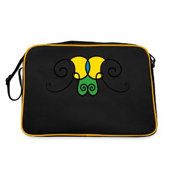 Angel of Light - Retro Bag - black/gold - Back