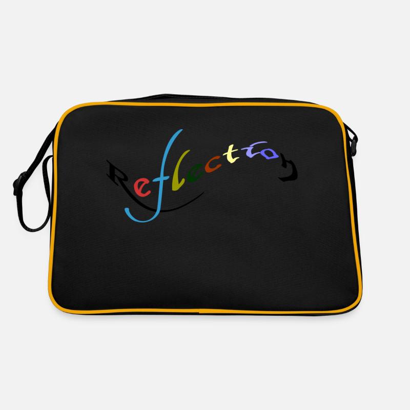 Reflection - Reflexion - Retro Tasche - Schwarz/Gold