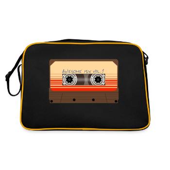Awesome Mix - Retro Bag - black/gold - Back