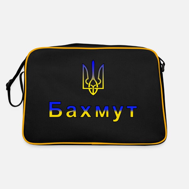 Bachmut bleibt Ukraine Retro Tasche