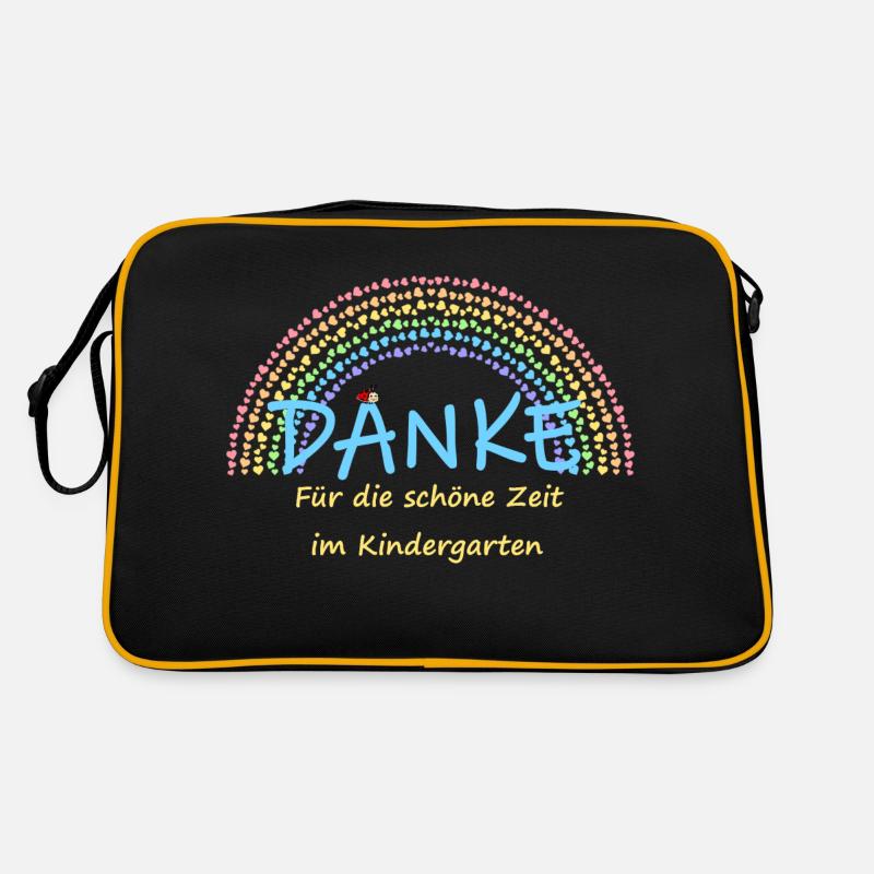 Kindergarten Verabschiedung Geschenk Einschulung Retro Tasche